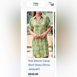 Finley Olive and Cream Patterned Top